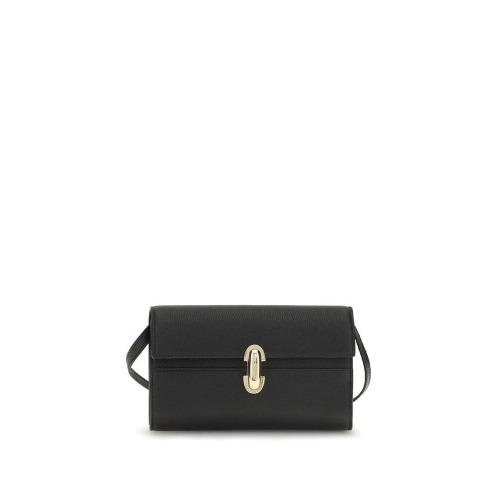 Savette Black Calf Leather Bos Taurus Shoulder Women's Bag